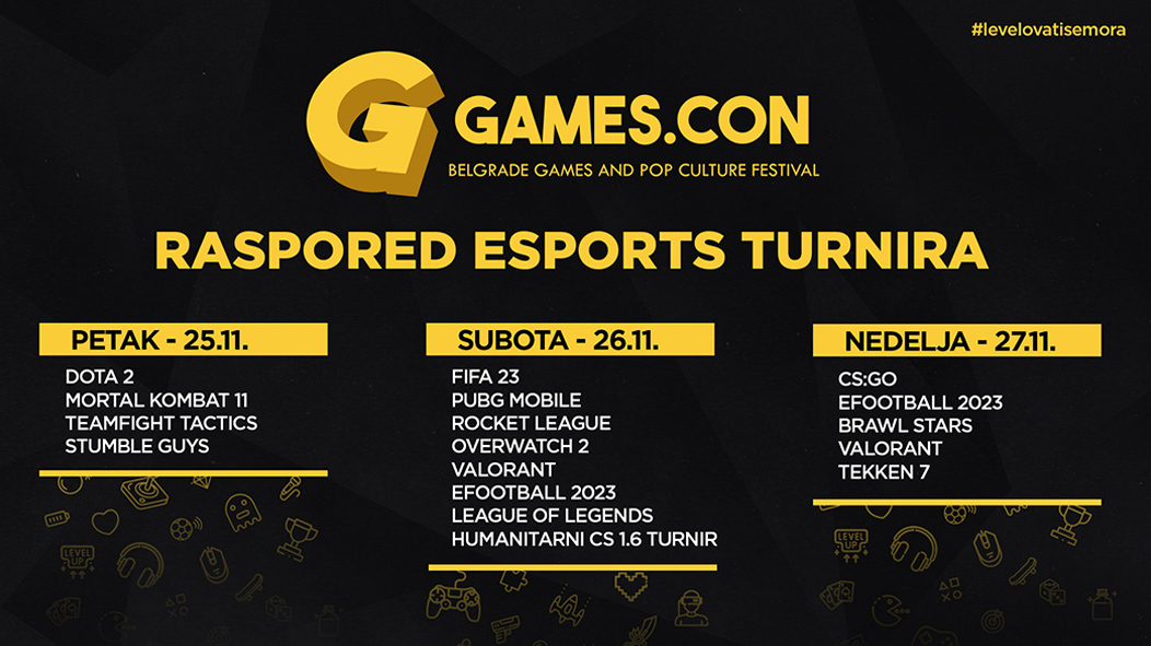 Veliki esports spektakl na Games.con festivalu čeka na vas!